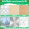 20M Plastic Masking Film Transparent Painting Drop Film Car Paint Masking Film Living Room Decoration Furniture Dustproof Film 5