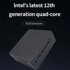 TISHRIC Mini PC Intel 12th Gen Alder Lake N100 SSD AMD DDR5 256/512GB RAW 8/16GB Mini PC PCIE M.2 SSD Dual WiFi Desktop Computer 5