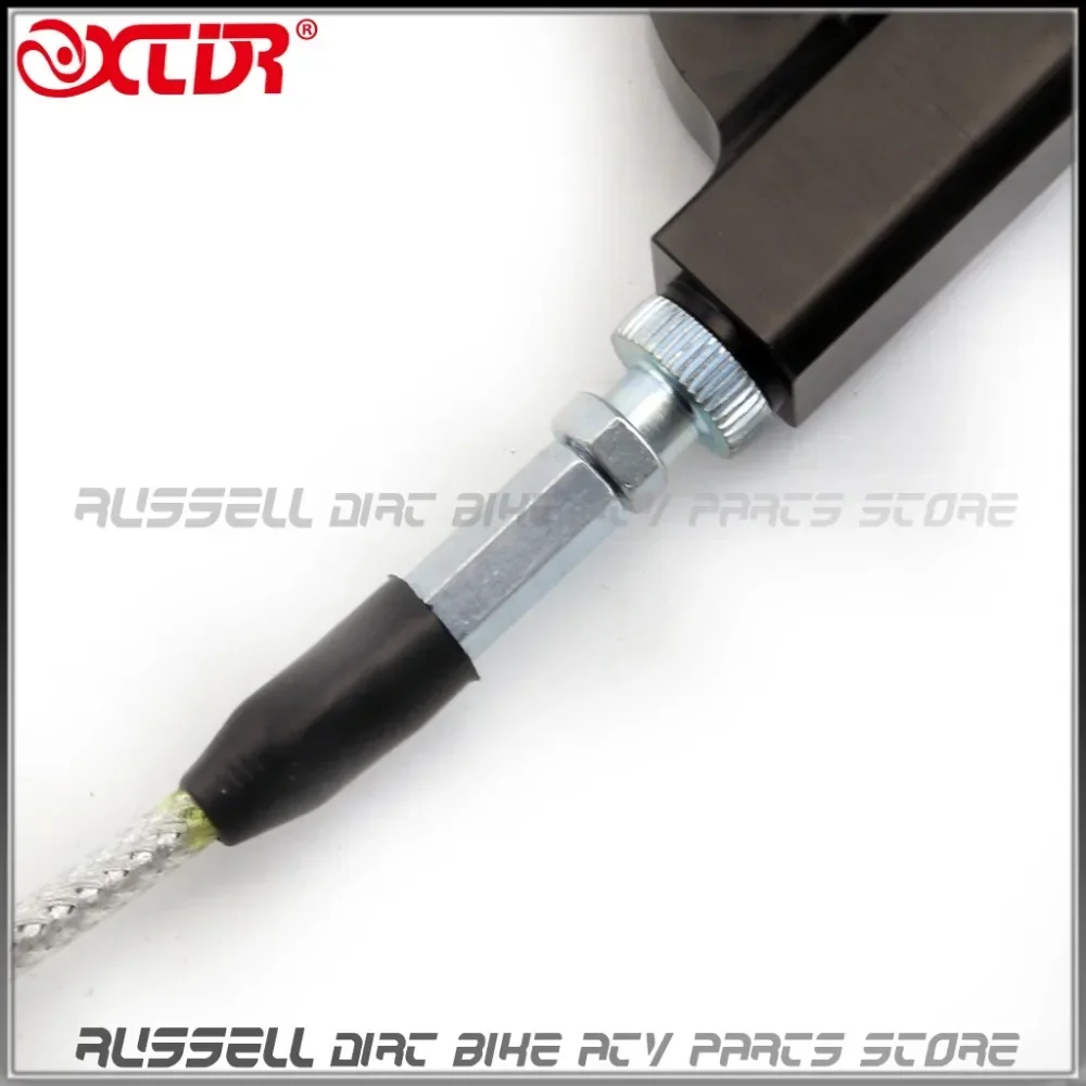 CNC Throttle Grip Twister Cable For CRF50 CRF70 KLX110 CRF150F/R CRF250 CRF450 KLX450R KX250 KTM SX SXS EXC EGS Dirt Pit Bike