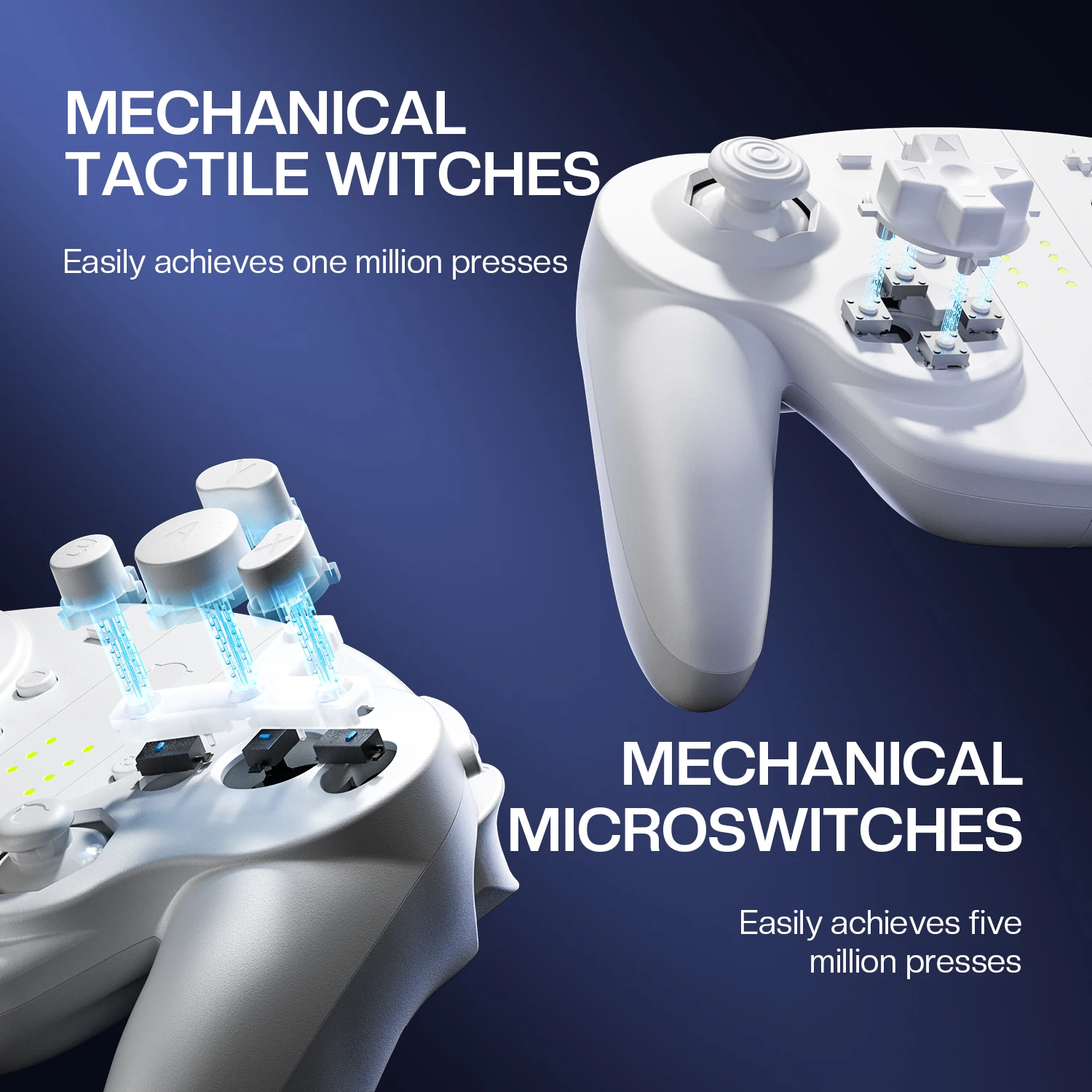 NYXI for Switch2/Switch Wizard Wireless Joy-pad 2 White - AliExpress