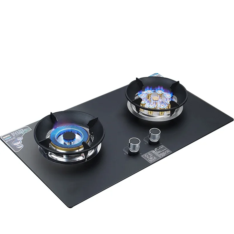 

5.2KW Household Nine - Burner Gas Stove Double - Burner Embedded Natural Gas Stove Liquefied Gas Cooktop