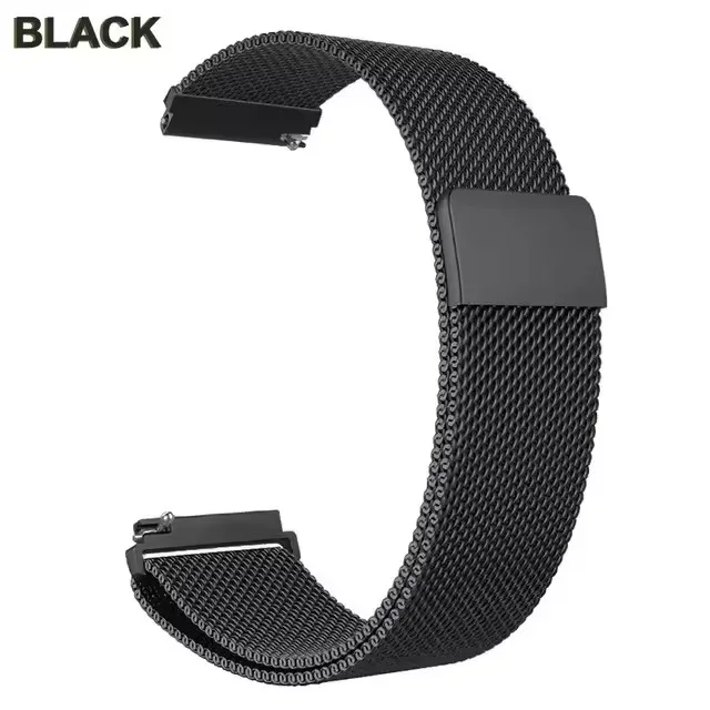 Elegant Milanese Loop Stainless Steel Watch Band - 20mm/22mm Adjustable Metal Strap