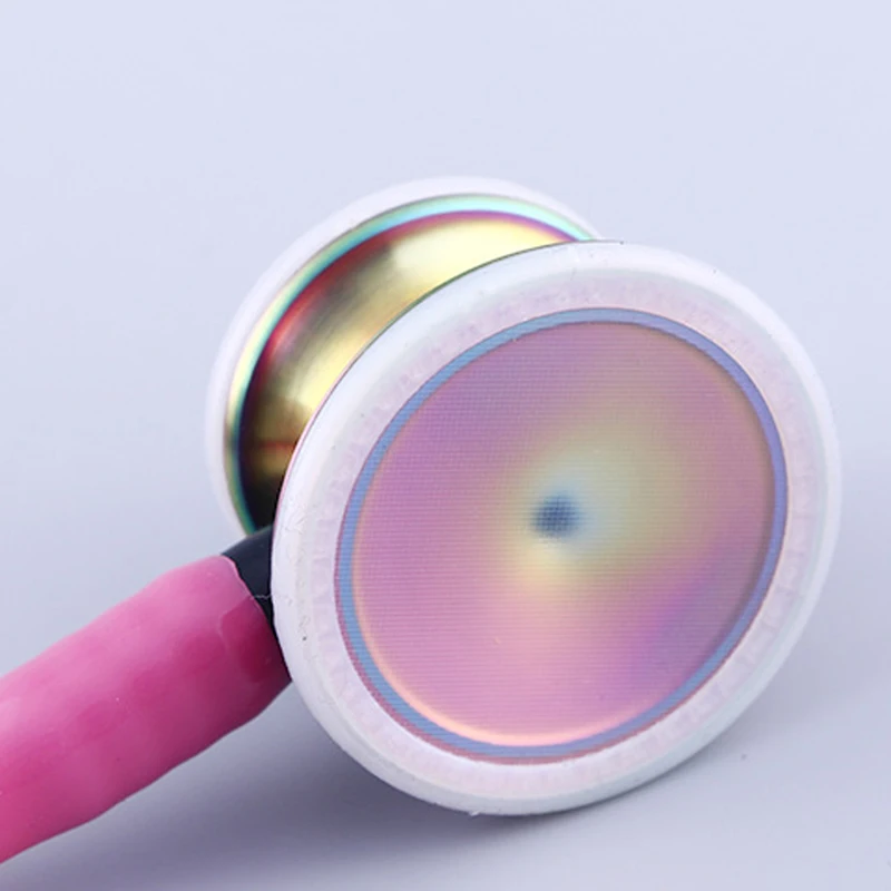 Classic Rainbow Color Medical Portable Professional Clinical Cute Cardiology Stethoscope Health Tool for Nurse Doctor Students