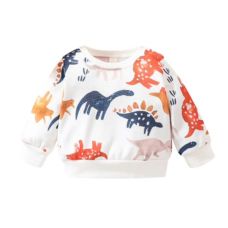 

Kids Crewneck Pullover Baby Boys Girls Cartoon Sweatshirt Children Fall Cotton Autumn Clothes 35