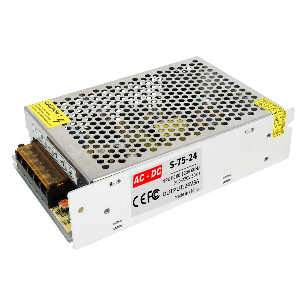 

Power supply 24v5a DC switching power supply LED lamp with regulated power supply