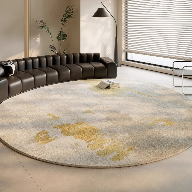 Italian Round Plush Rug 4