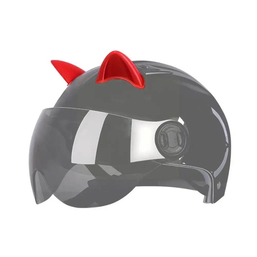 고양이 귀 헬멧 전기 자동차 헬멧 장식, 스쿠터 자전거 헬멧, DIY 고양이 귀 X0A3, 범용 세련된 오토바이, 2 개