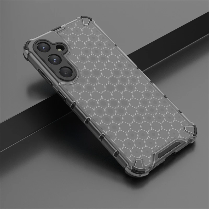 Armor Shockproof Bumper Phone Case with Clear Back Cover