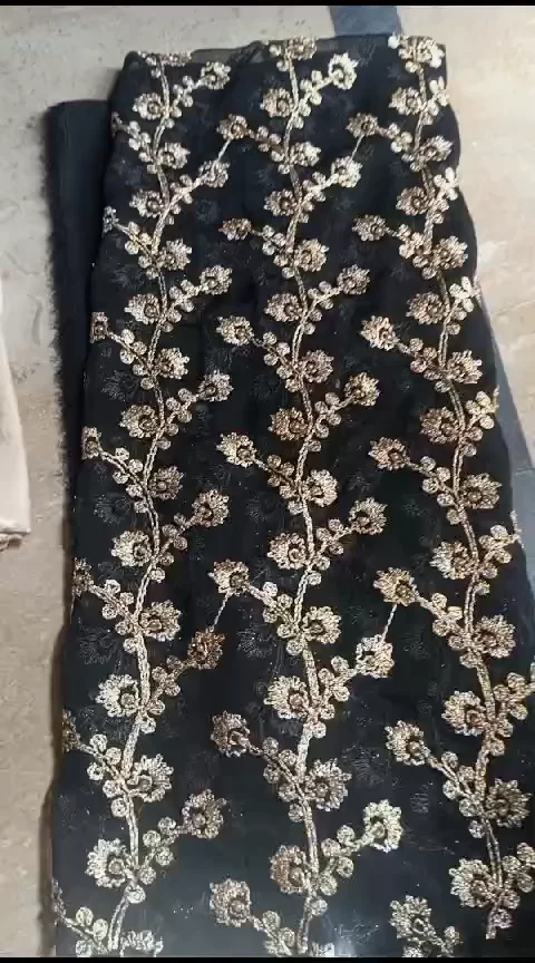 New gorgeous wedding wear 3 Piece suits Collection - Crinkle Chiffon Pearl & Heavy Embroidery Work Shirt, Masoori Trouser, Embroidery & Foil work Soft Organza Duppata