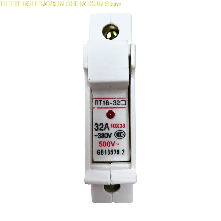 

Fuse Base RT18-32X 1P/2P/3P C45 Ceramic Fuse Base No molten core