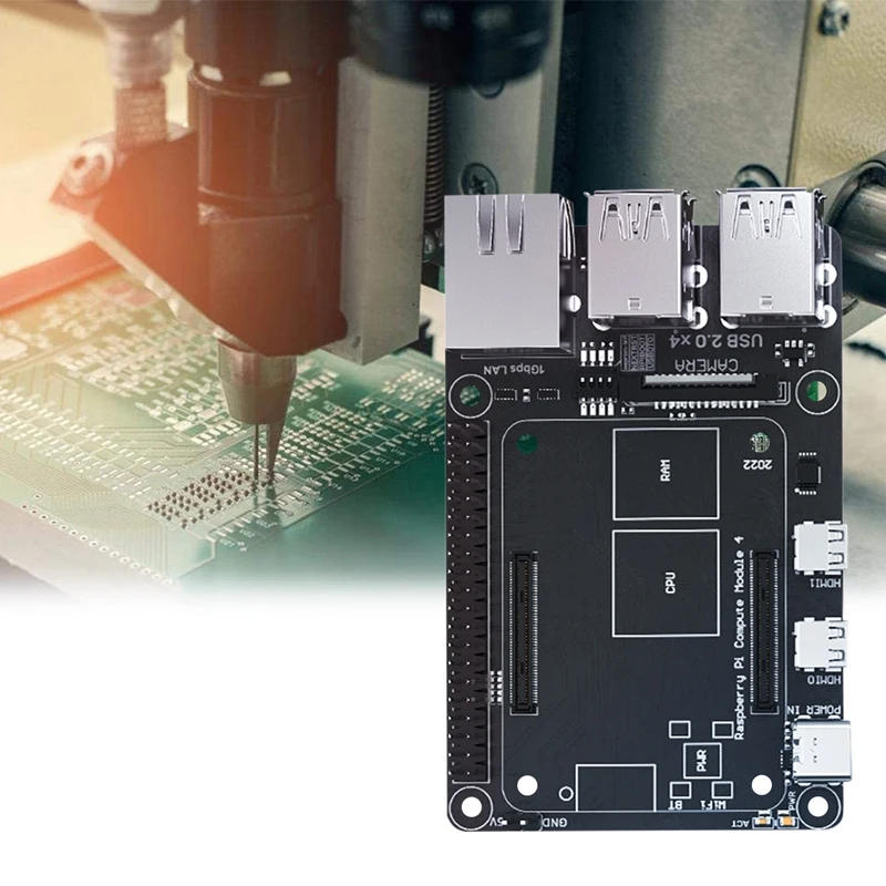 Raspberry Pi 4B CM4/CB1 USB 2.0 + HDMI  PI4B Ȯ , ȣȯ 2.0 + 1000M ̴ ̽ BTT PI4B 