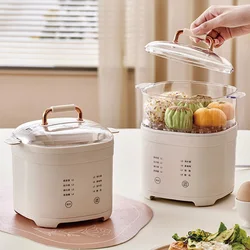 200W Smart Egg Cooker Electric Cook pots Home Appointment Multifunctional Breakfast Machine Automatic Steamer Kitchen Appliance