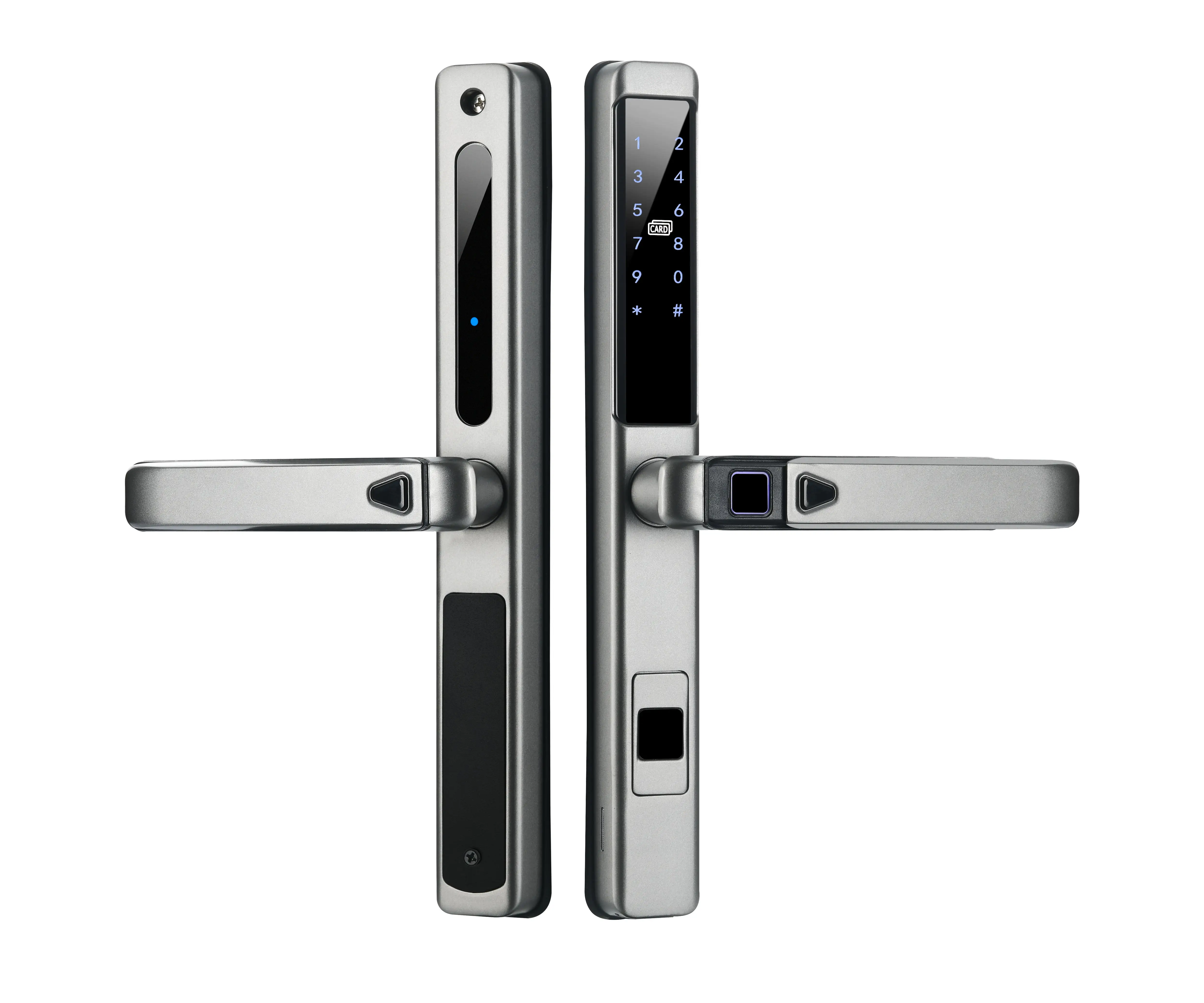 Waterproof Anti-Theft Digital Keyless Code Door Handle Lock Set for Door