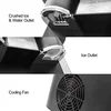portable clear ice cube maker for cold drinks dispense ice maker with cold water and crushed ice 5
