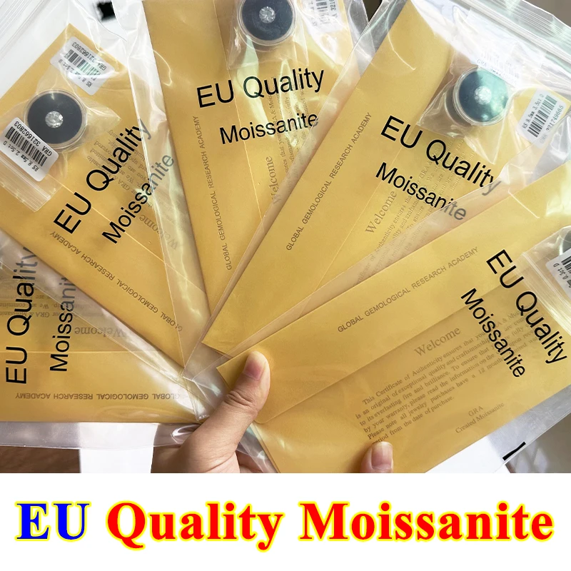 [New EU Quality] Oval Moissanite Loose Stone 0.1-30ct Rare D Color Lab Grown Super White Certified Hand Cutting Oval Moissanite 6