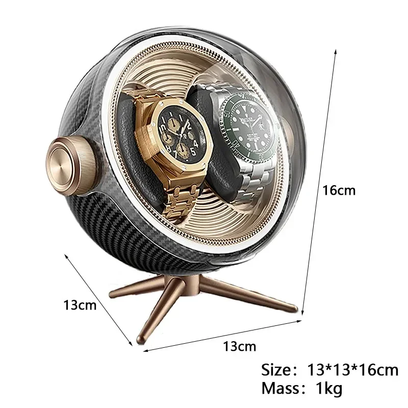 Lunar Landing Series Watch Winders Watch Case Box Holder Open Lid Stop Run Anti Magnetic Low Noise Customizable watch winder,watch display case