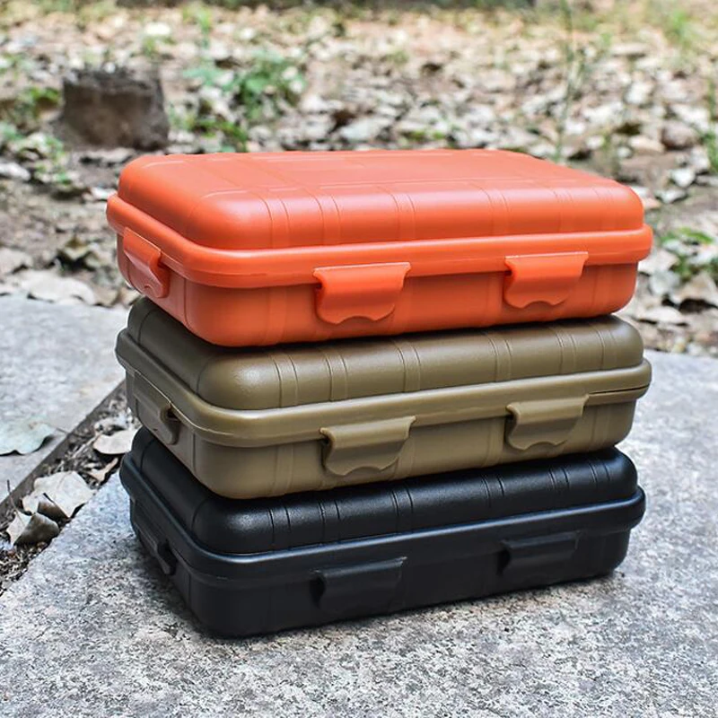 

Outdoor Hunting Airsoft Waterproof Box Storage EDC Gear Trunk Airtight Container Carry Travel Seal Bushcraft Survive Kit Case
