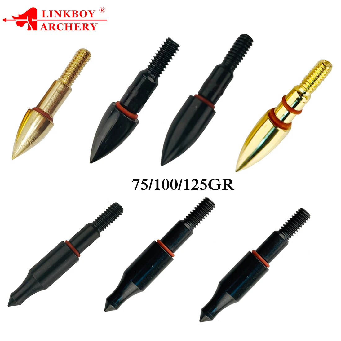 Archery Arrowhead Archery Arrows Hunting Arrow Points Tips Carbon Shaft Broadheads 8-32/5-16 9-32/11-32 75 100 125 Grain 15Pcs
