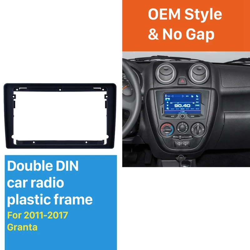 Lada Granta 2011 - 2017 ٸ   2X 2Din 9 ġ ڵ  ٸ    ׷ г