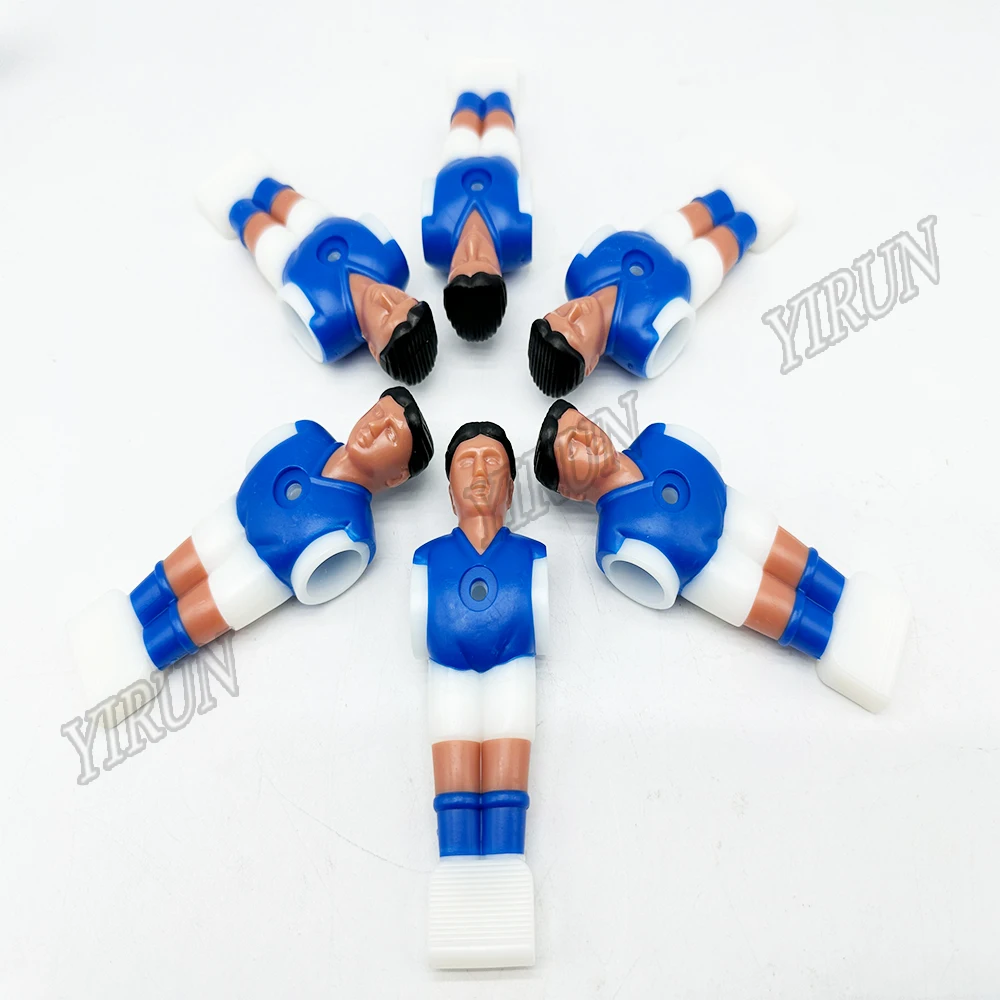11 PCS Football Player Table Soccer Mini Men Replacements Plastic Doll Tabletop Puppet Figures Kids Game