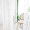White Jacquard Lace Curtain Partition Curtain Bedroom Home Perforation free Princess Romantic French Small Tulle Gauze Valance 5