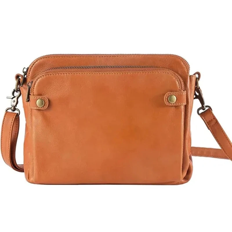 Crossbody Leather Shoulder Bags And Clutches
