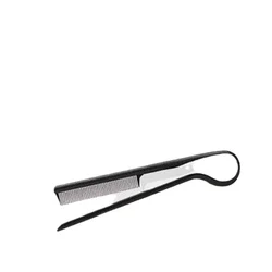Sleek & Smooth Styling V-Comb Hair Tool (Black)