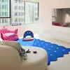 Klein Blue Irregular Decorative Living Room Carpet Simple Bedroom Soft Rug IG Cloakroom Leisure Area Plush Mats Ковер Tapis 러그 4