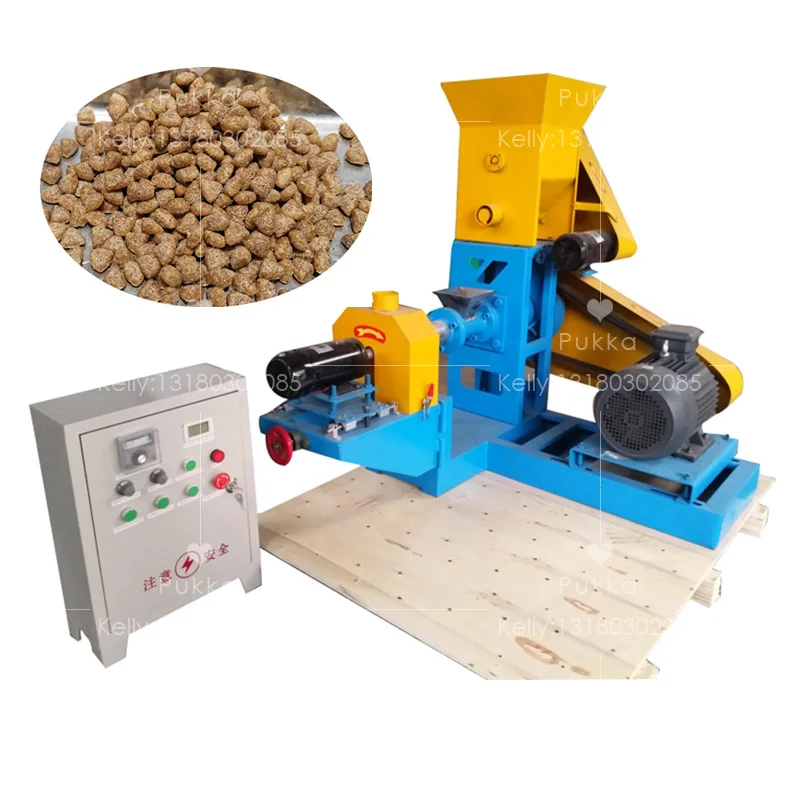 Small pet food extruder machines With Low price fish catfish dog cat