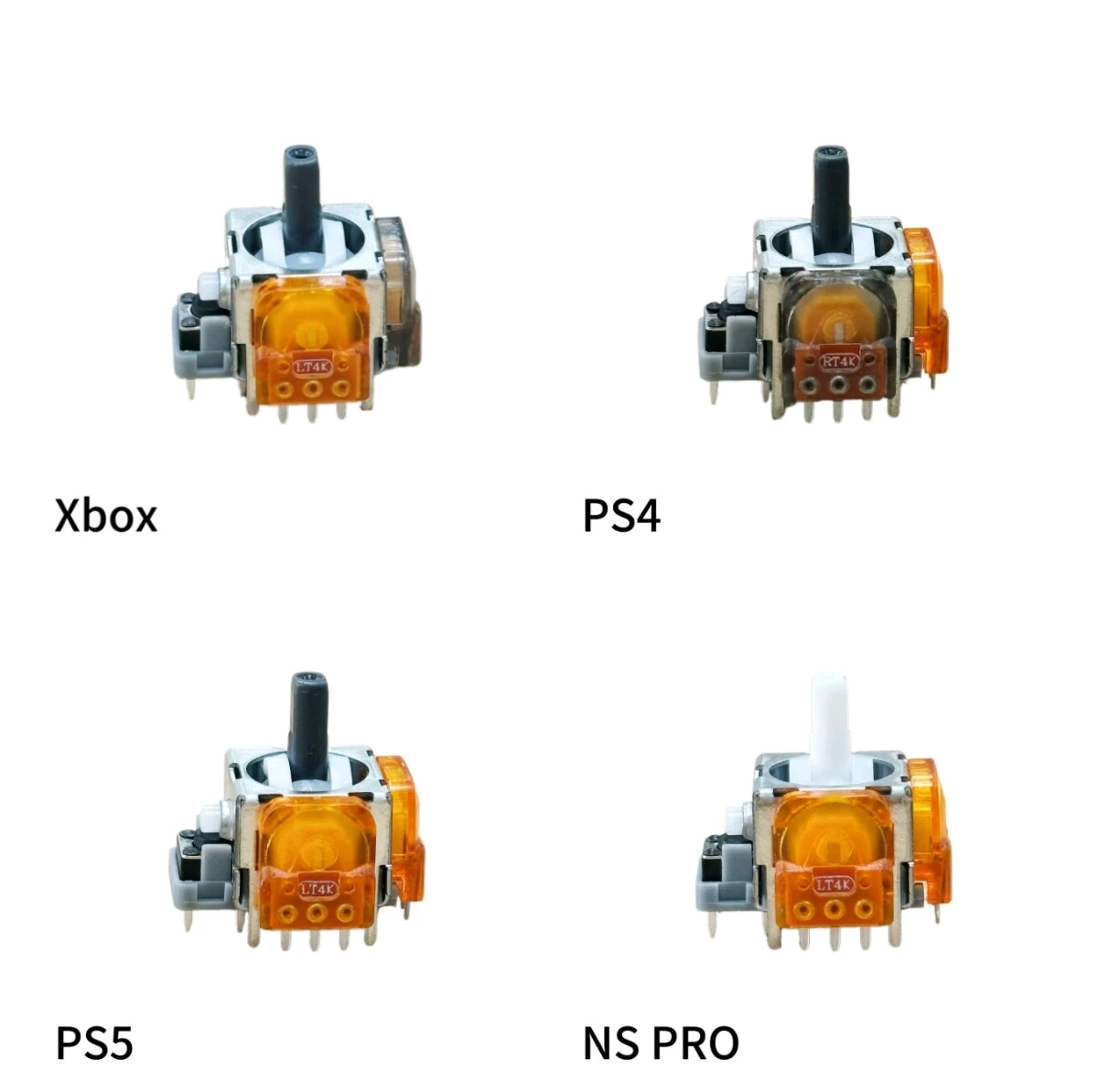 10PCS Ginfull TMR Electromagnetic Joystick For PS4 PS5 XBOX Switch