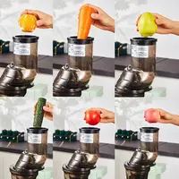 Large caliber slow juicer multi-function juice residue separation automatic home 2