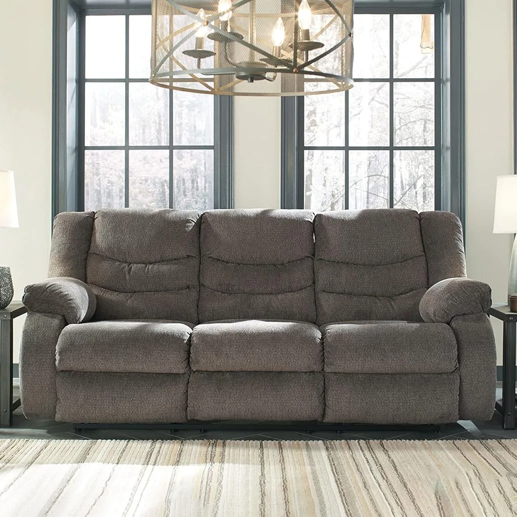 

Modern Vintage Upholstered Manual Pull Out Sleeper 3 Seater Reclining Sofa Bedroom Couch Living Room Sets Furniture Luxury