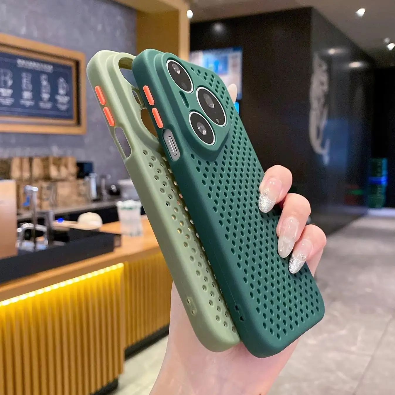 Cooling Breathable Ultra-Thin Soft TPU Shockproof Matte Phone Case