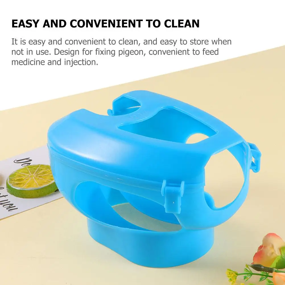 Pigeon Retainer Feeding Holder Plastic Fixed Frame for Injection Medication Eye Examination Banding Storage