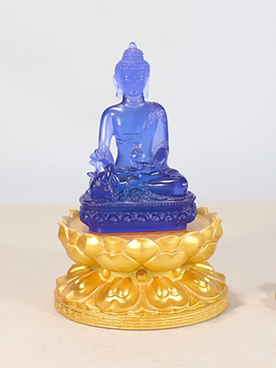 Gilded Solid Wood Buddha Statue Base, Guanyin Bodhisattva Statue, Wealth God Guan Gong Statue, elevated Bracket