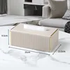 Exquisite Streak European Style Leather Tissue Box, High Quality, Hotel, Living Room, Bathroom, Home Decor, New 6