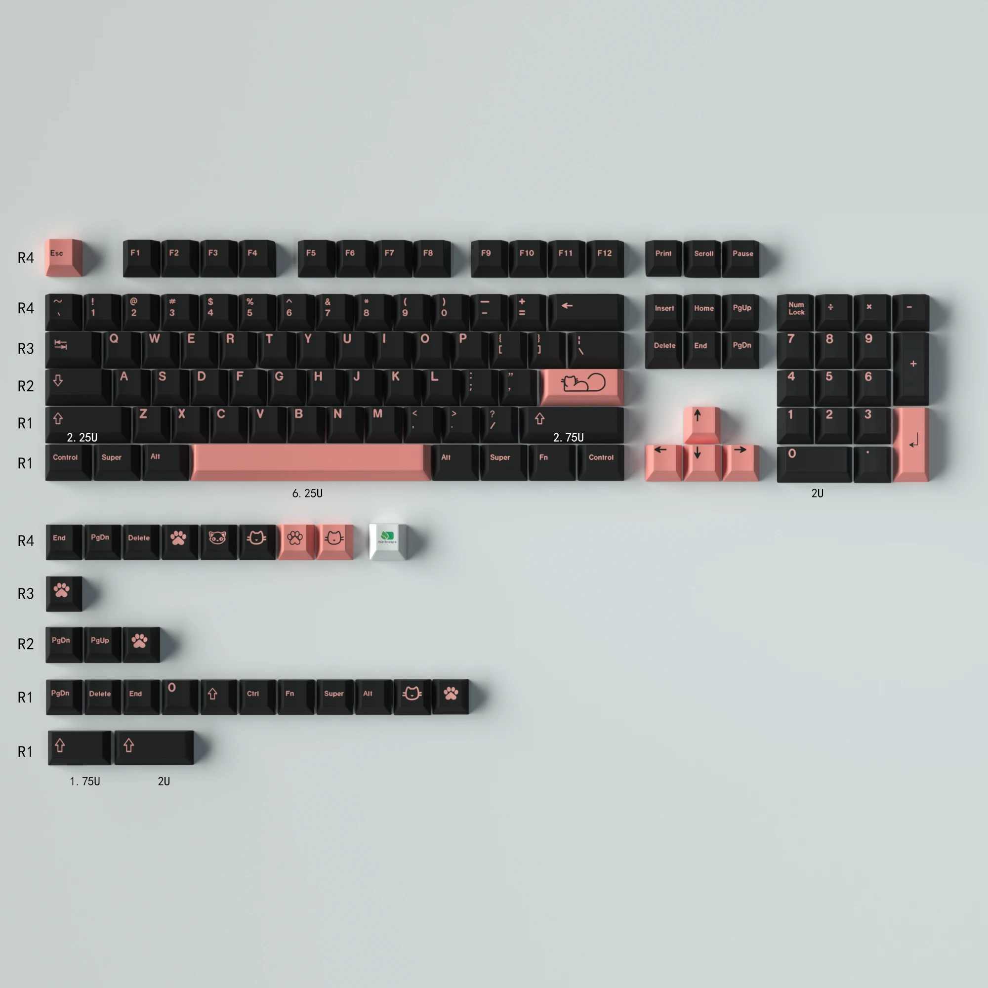 Gmk Pono 130 Chaves Cherry Profile Keycap Dye-sub Inglês Personalizado Personalidade Keycaps para Teclado Mecânico 61 64 68 75 87 Zz2 - Imagem 4
