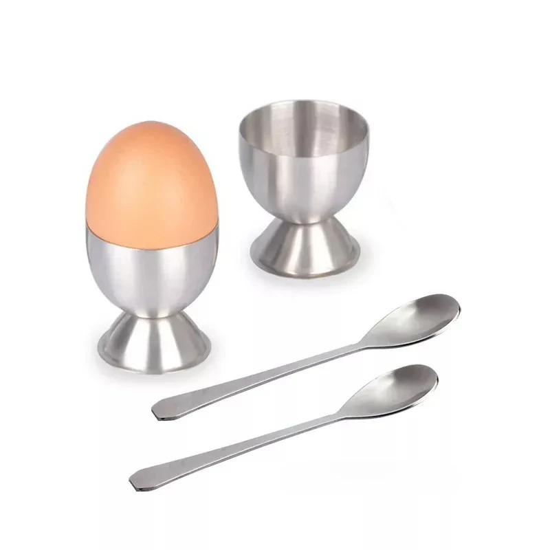 Egg Cup Holder Kitchen Gadgets Cooking Accessories Stainless Steel Comfortable Eggs Holder Breakfast Tools egg cups holder