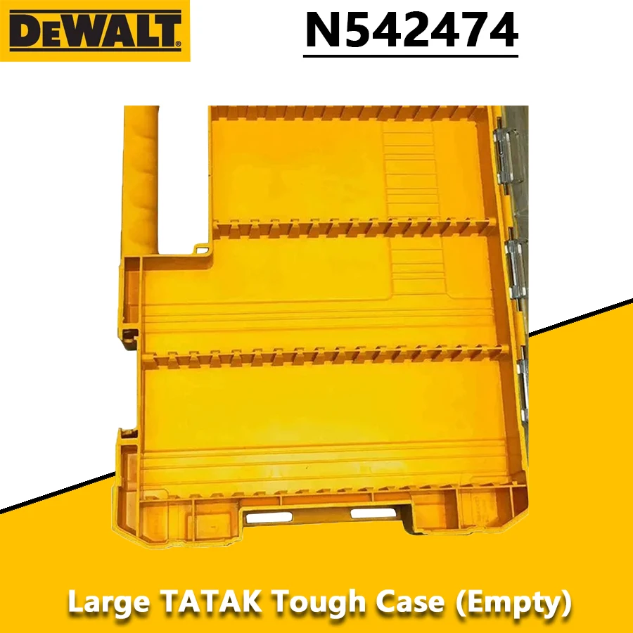 DEWALT N542474 Large Tough Case Empty Screwdriver Bit Parts Storage Box Power Tool Accessories 4