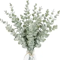 10pcs Eucalyptus Stems Artificial Eucalyptus Leaves for Home Flowers Bouquet Centerpiece Wedding Decoration Christmas Decor 1