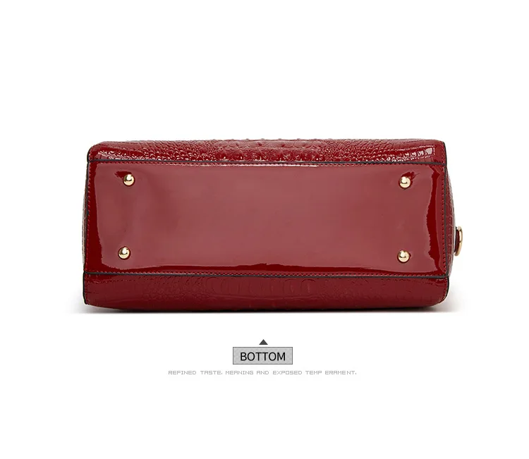 Luxury Crocodile Pattern Faux Leather Women’s Handbag