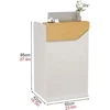 Standing Reception Room Tables, Small Reception Desk Counter Table, Retail Counter Reception Desk with Drawer Storage 2