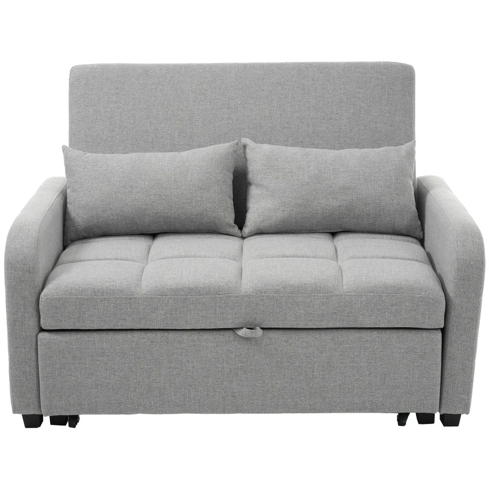 Multifunktionales Klappschlafsofa, Sofa mit verstellbarer Rückenlehne, ideal für kleine Wohnungen und Studentenwohnheime, 180 x 127 cm großes Komfort-Schlafsofa – Detail 23
