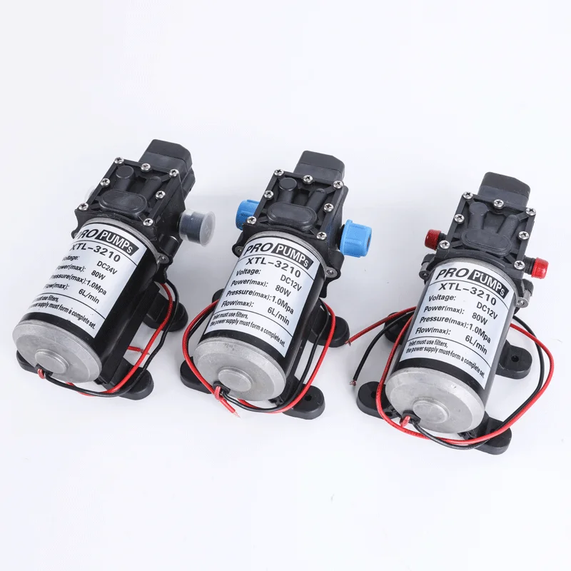 전기 물 펌프 자동 스위치 고압 농업용 다이어프램, 자체 프라이밍 정원 관개 물 분무기, 12V, 24V