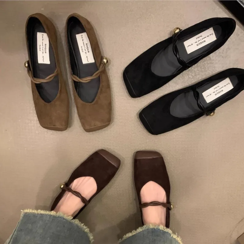 Flats Mujer Elegantes Obtaom Mocasines Planos Con Puntera