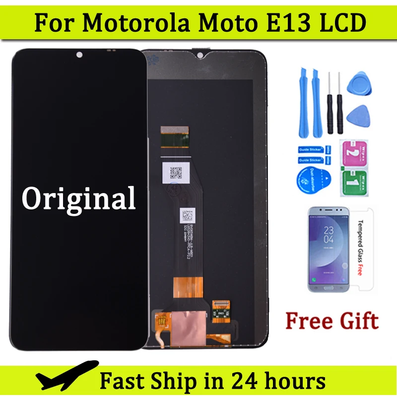 

6.5'' Original For Motorola Moto E13 LCD Display Touch Screen Sensor Digitizer Assembly Replace Replacement For Moto E13 Screen