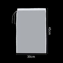 Reusable Fabric Mesh Filter Bag for Food and Beverage Straining (D)