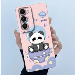 Fashion Simplicity Panda Flower Liquid Silicone Shockproof Soft Phone Case with Lens Protection - Spark 40 Pro (KM6) (FEN - TYFEN1001)