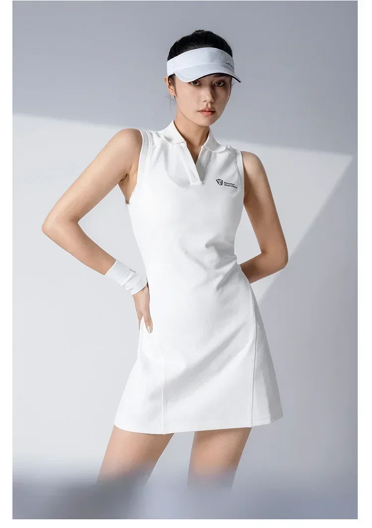 Sports dress, badminton tennis dress, golf American casual polo women's badminton sportswear tennis dress women