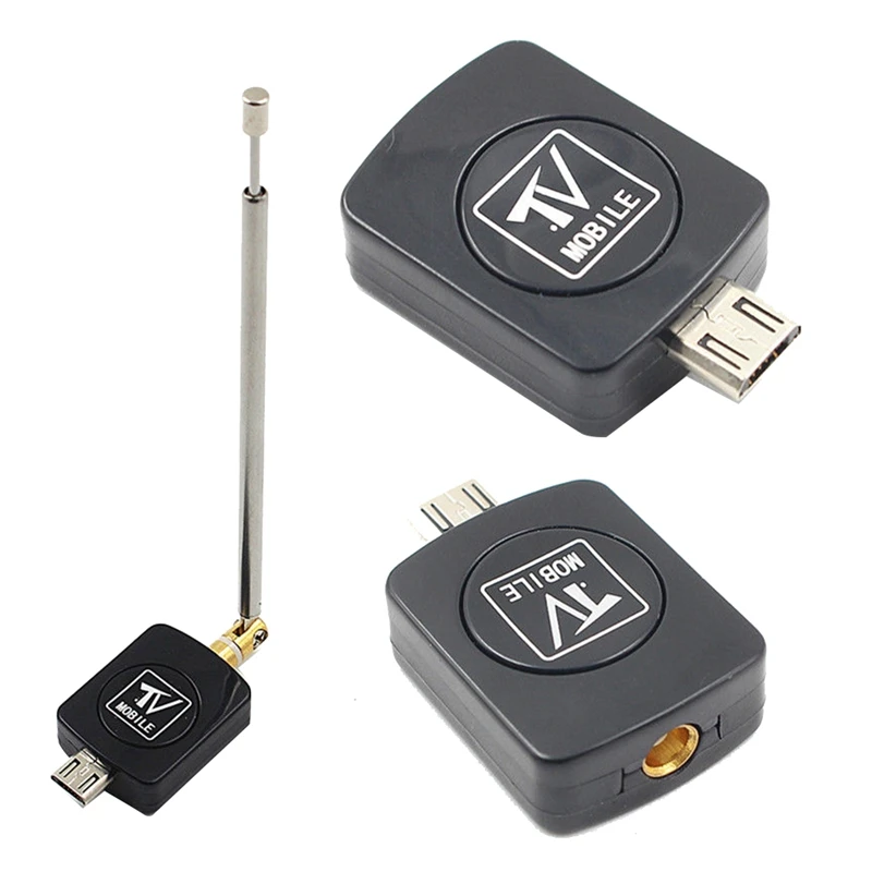 미니 USB DVB-T 튜너 TV 리시버 동글, 안테나 DVB T HD 디지털 모바일 TV HDTV 위성 리시버, 안드로이드 휴대폰용